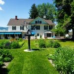 The Brinton Museum Gardens and Bird Bath with Sculpture