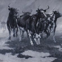 The Brinton Museum: Frederic Remington, Cattle Drifting