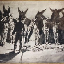 The Brinton Museum: Frederic Remington, Harnessing the Mules