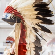 The Long Trail Warbonnet of Chief Froze,  Gallatin Collection