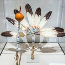 Peyote Fan and Rattle, Gallatin collection