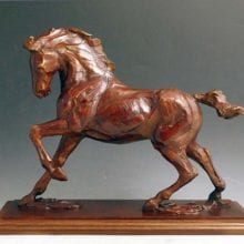 Sandy Scott, Hot Trotter, bronze, 14 x 18 x 7, $3600