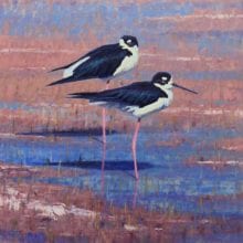 William Alther, Elegance on the Flats,  oil, 20 x 18, $3400