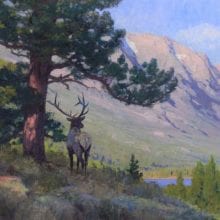 William Alther, Royal Fortune, oil, 32 x 34, $7800