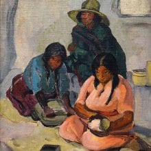 Catharine Critcher, Untitled (Study of Three Indian Women, Proof of 3), 15 x 14