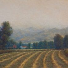 Paul Waldum, Second Cutting Near the Foothills of the Bighorns, pastel, 18 x 24, $3400