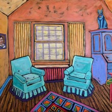 David McDougall, Brinton 5, acrylic
