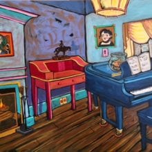 David McDougall, Brinton 7, acrylic
