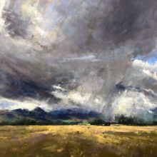 Jacob Aguiar, Ominous, pastel, 12 x 16, $1,600