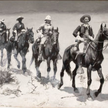 Frederic Remington, Arizona Territory, oil