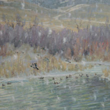 Gregory Packard, Winter Flush, oil, 30 x 36, $11000
