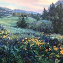 Jacqueline Jones, Flowers of the Mountain, oil, 20 x 30, $5200