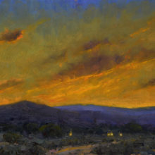Dan Young, A Evening Moment, oil, 8 x10, $1600