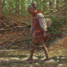Doug Hall, Stepping Stones, oil, 8 x10, $1800 - SOLD