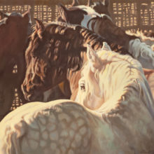 Ellen Dudley, Dapple Doppler, oil on canvas, 20 x 24, $7,500