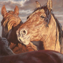 Ellen Dudley, Looking for Mustang Sally, oil on canvas, 20 x 24, $4,500