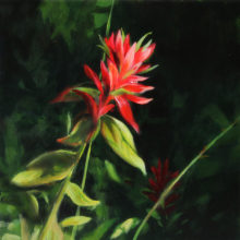 Lisa Norman, The Master's Paintbrush, oil, 6 x 6, $475 - SOLD