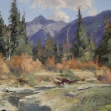 Matt Smith, Mineral Creek, oil, 7 x10, $2000