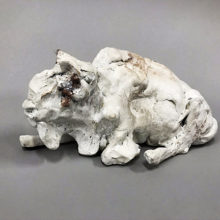 T.D. Kelsey, Sun Valley, fired clay study, 3 x 8 x 3h, $550