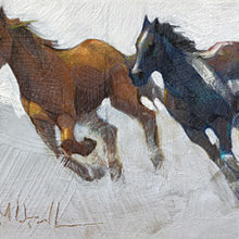 Whitney Hall, Tandem, oil-cold wax, 5 x 7, $450 - SOLD