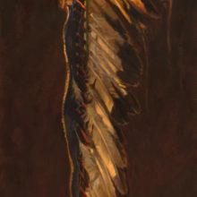 Bruce Graham, Light from Within, oil, 32 x 12, $7000