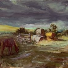 Weizhen Liang, After Rain, oil, 12 x 16, $2500