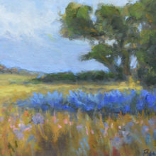 Carol Berry, Blue Grass, oil, 8 x 10, $475 - SOLD