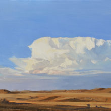 Jenny Wuerker, Heavy Cloud, oil on panel, 8 x 10, $800 - SOLD