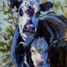 Sonja Caywood, He Looks a Little Like His Daddy, oil, 10 x 8, $875 - SOLD