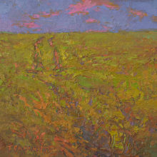 Thomas Paquette, Meadow Trail, Afternoon, oil, 7 x 9, $1400