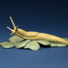 Tony Hochstetler, Banana Slug, bronze, 3.5 x 8.75 x 4.5, $1200
