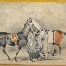 Henry Thomas Alken (British, 1785 - 1851) Bringing a Horse In