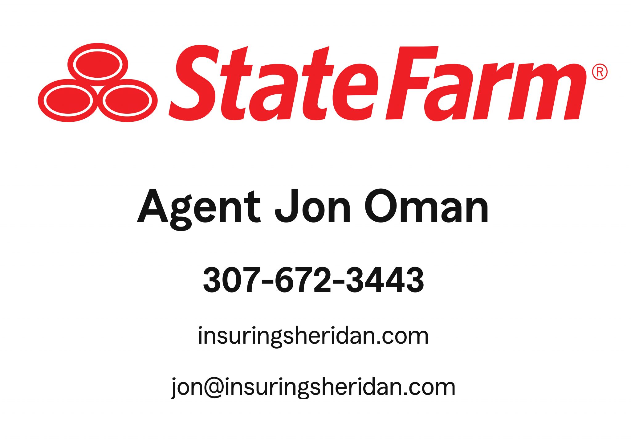 State Farm Jon Oman logo