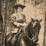 Helen Brinton on her horse